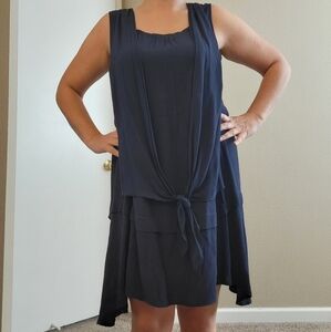 Sundance sleevless dress with tie waist